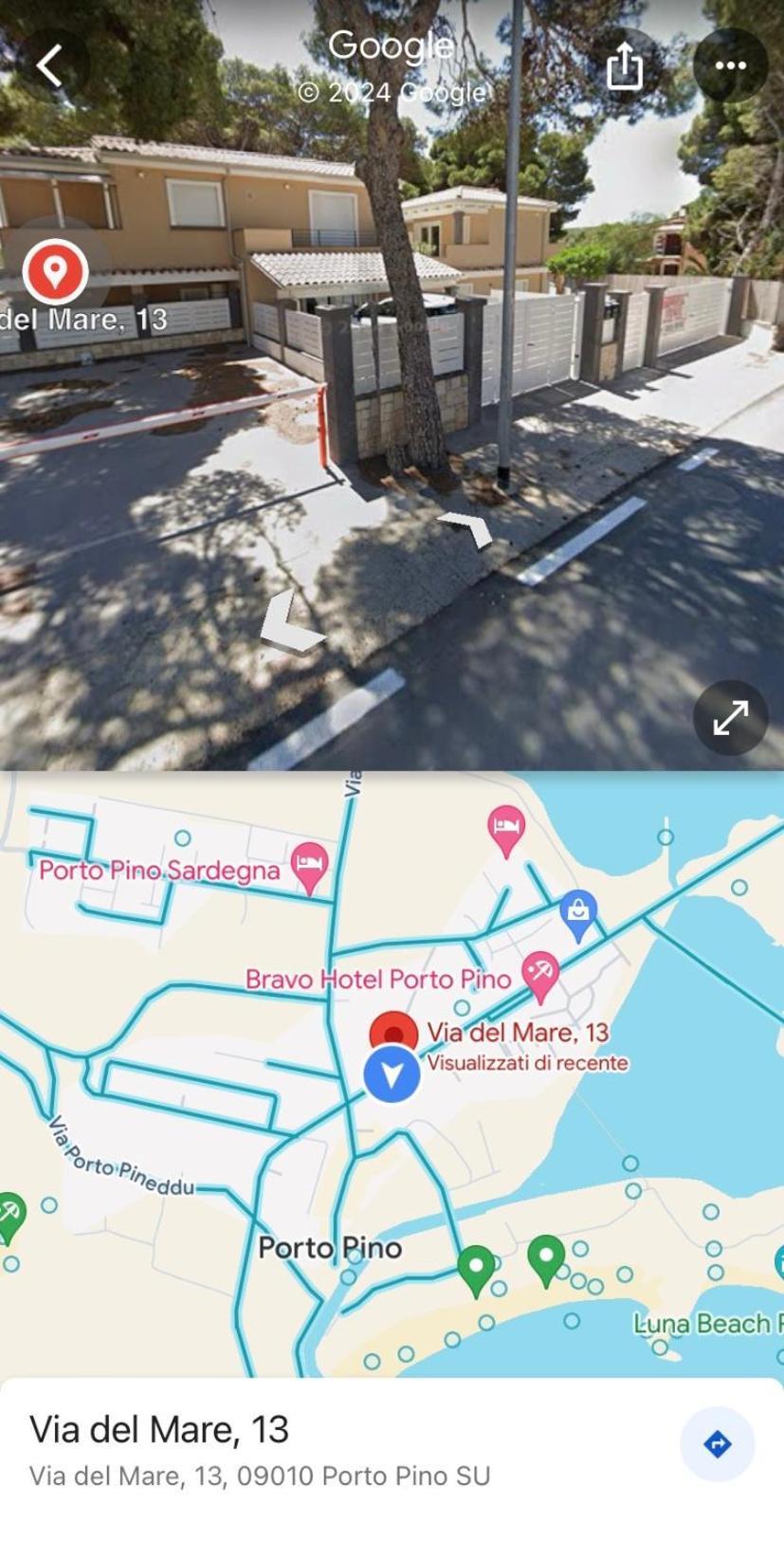 Nuova Residenza Dei 7 Pini A Pochi Passi Dal Mare Apartman Porto Pino Kültér fotó